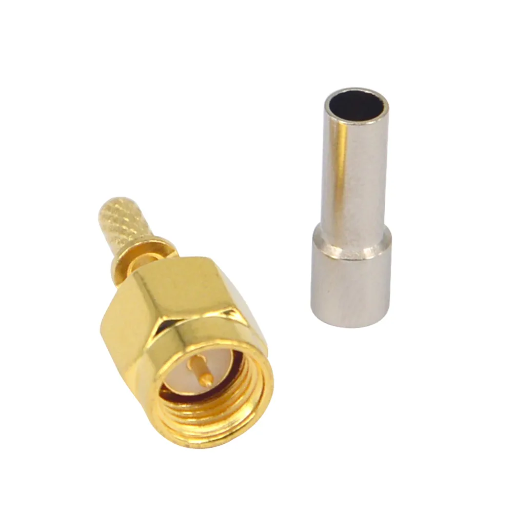 4 шт. Штекерный разъем SMA для кабеля RG316 RG174 RG188 LMR100 RG178|pin connector|pin crimp connectorpin socket connector