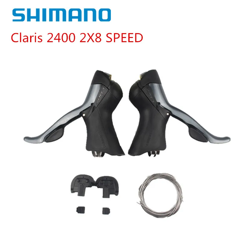 Shimano Claris 2400 STi 2x8 speed STi-Road Left-правый двойной дорожный велосипед рычаги 2400 Shifter