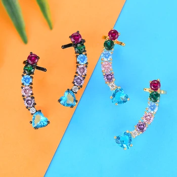 

GODKI Trendy Brazillian Ear Cuff Bohemian Fringed Statement Tassel Earring For Women Earrings 2019 Boho Indian Jewelry