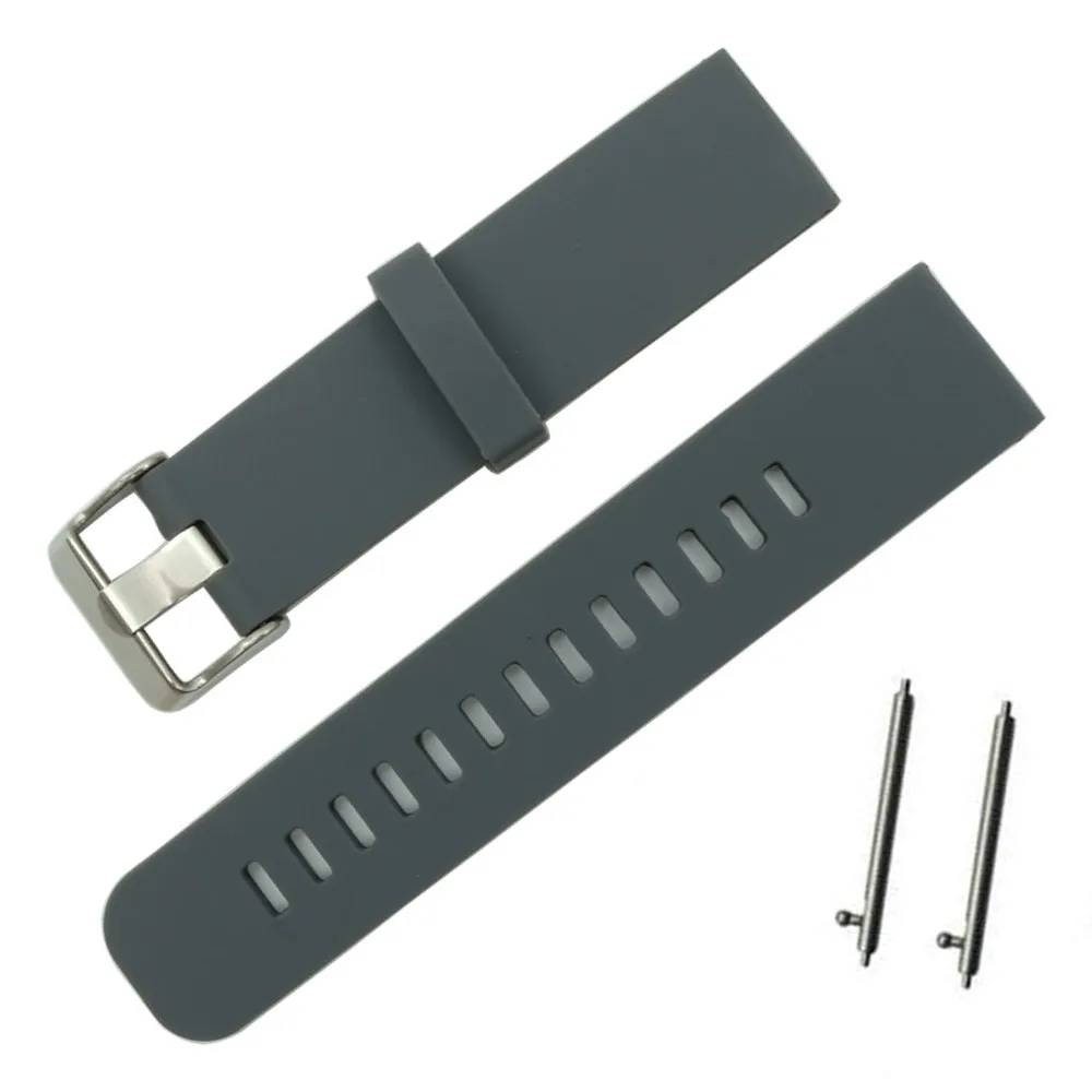 18 мм/20 мм/22 мм для Motorola Moto 360 2 Gen 46 Samsung Gear2 R380 R382 силиконовый резиновый