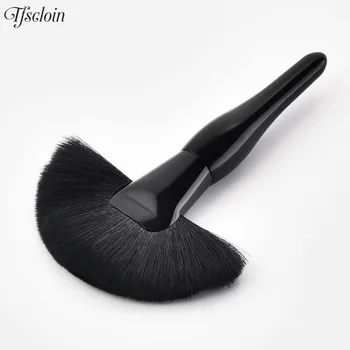 전문가용 대형 팬 블러셔 메이크업 브러쉬 1 개, Pincel 드레싱 테이블 파운데이션, BB 크림 파우더, 블러쉬, 여성용 메이크업 브러쉬