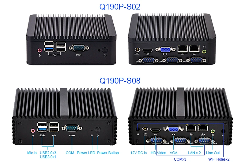 Q190P Ports 800