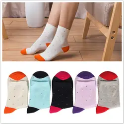 5 пар/лот = 10 штук Для женщин носки с вышивкой брендовые хлопковые носки Разноцветные носки женские Meias, Повседневное носки Для женщин