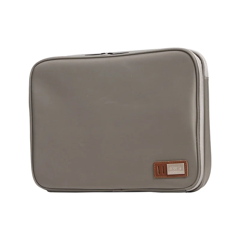 Dpark Waterproof Canvas Organizer Laptop Sleeve Case Bag with Handle & Pockets for MacBook Air/Pro Retina 13 Inch/Dell Inspiron|bags with|bags