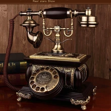 Модный винтажный стационарный телефон домашняя мода искусственная Нефритовая поделка телефон