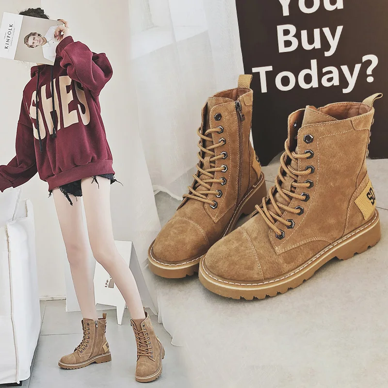 

MYCORON Snow Boots 2018 New Handmade Women Winter Warm Lace Up Ladies Black Ankle Boots Female Fashion Shoes Botines Mujer