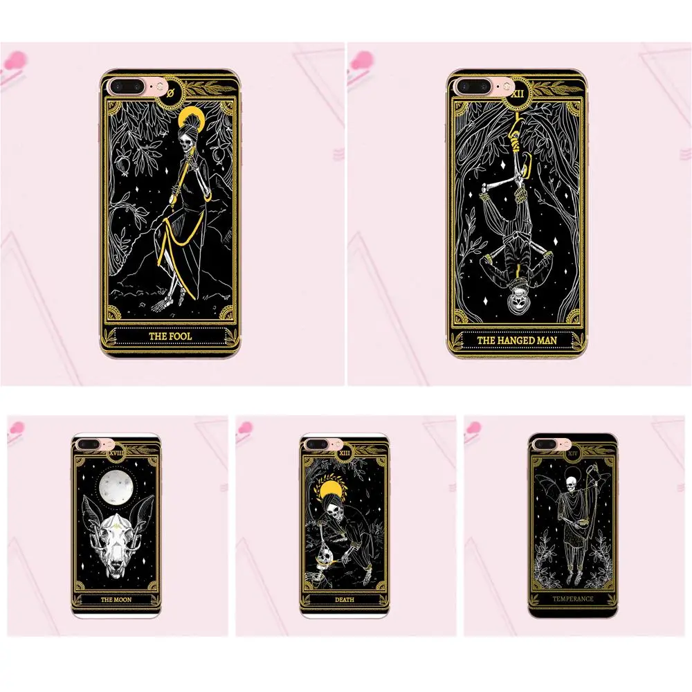 

Cool Card Black The Marigold Tarot For Huawei Honor 4C 5A 5C 5X 6 6C 6A 6X 7 7X 8 9 V8 V10 Y3II Y5II Y6II G8 P7 Play Lite
