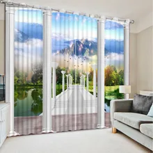 Curtains for window living room roman 3d curtains modern bedroom curtains 3d curtains for living room home bedroom decoration