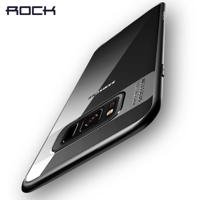 

For Samsung Galaxy S8 Case, ROCK Full Protective Slim TPU & Acrylic Transparent Back Cover Case for Samsung Galaxy S8 plus Case