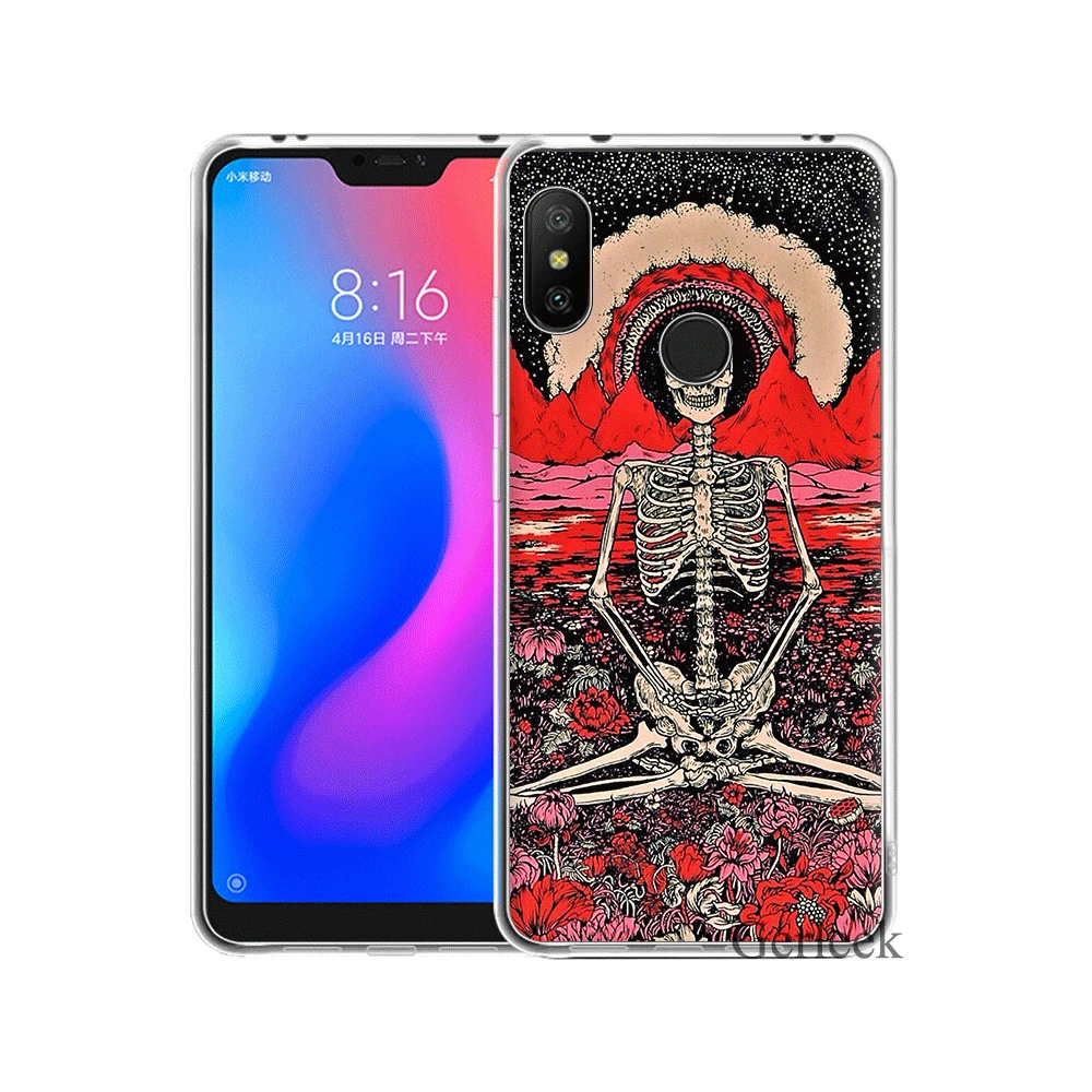 Чехол для телефона Xiaomi Redmi Note 6 7 3 Pro 4 4X5 5A чехол страшный череп|Чехлы-накладки| |