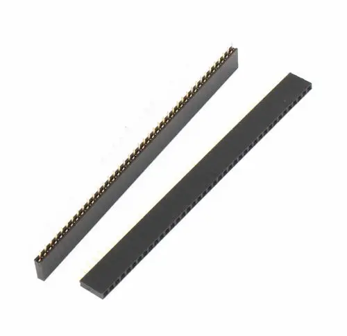 

5 pcs 2.54mm 40 Pin Female Single Row Pin Header Strip NEW