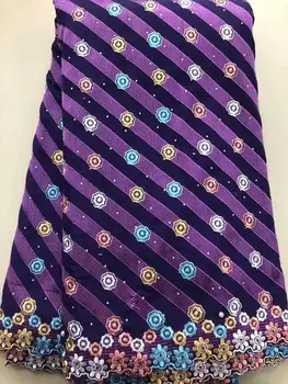 

Swiss Voile Lace In Switzerland High Quality Embroidery African Dry Cotton Lace Fabric For Nigeria Man Lace FabricM XSJUN301