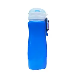Новые 450 мл креативные складные силиконовые бутылки для напитков водный спорт походы путешествия велосипедные бутылки