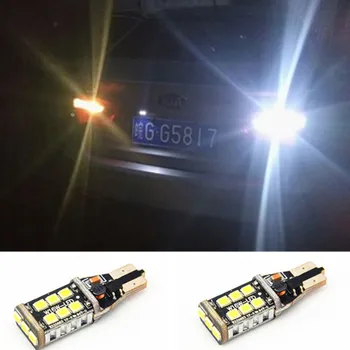 

2 X T15 W16W Xenon White 15 LED Back Reverse Light For kia rio k2 3 armrest ceed sportage sorento cerato soul picanto optima k3