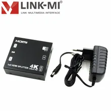 LINK-MI LM-SP142E-HD4K2K 4Kx2K @ 60Hz (YUV 4:2:0) 1×2 Splitter HDMI 2.0 HDCP EDID 15 m (máximo) sobre o padrão HDMI cabo/26AWG