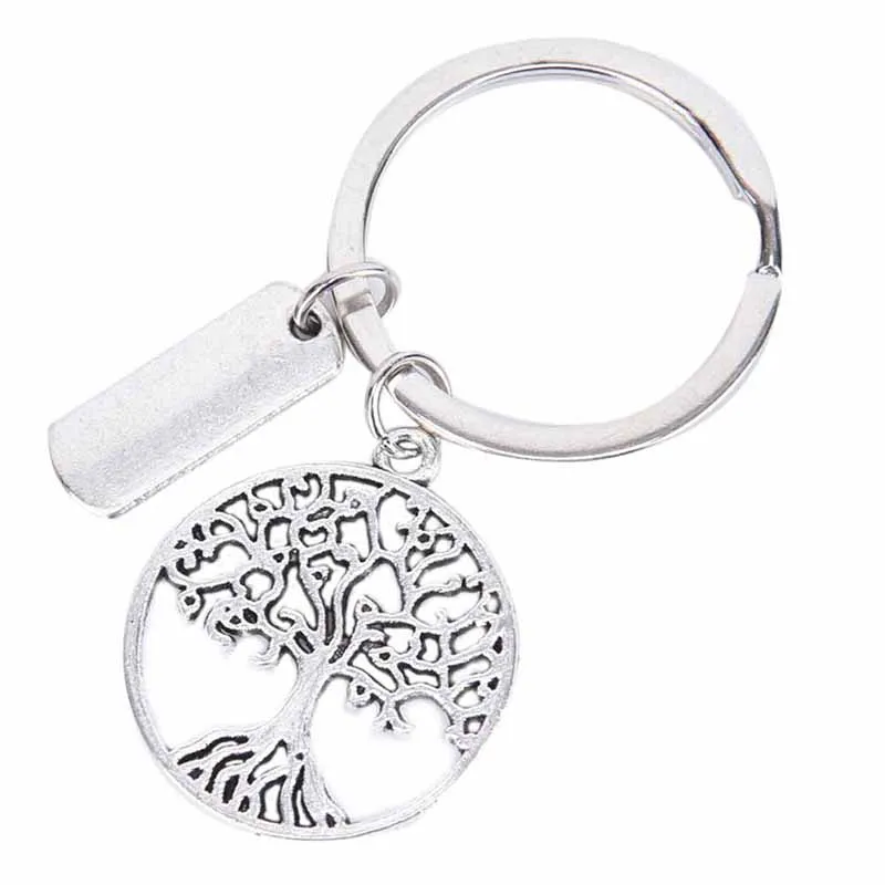 Family Tree Handbag Charm Pendant Keychain Bag Keyring Key Chain Gifts Jewelry