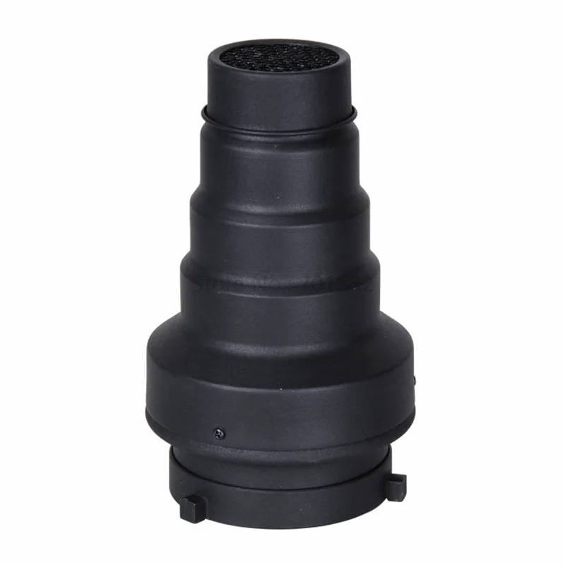 SN-11 NICEFOTO Aluminum Bowens Mount Reflector Conical Snoot with Honeycomb Grid for Studio Strobe Flash (3)