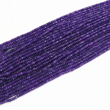 Natural ametrine stone 2x4mm faceted abacus round loose beads diy jewelry 15″ B565