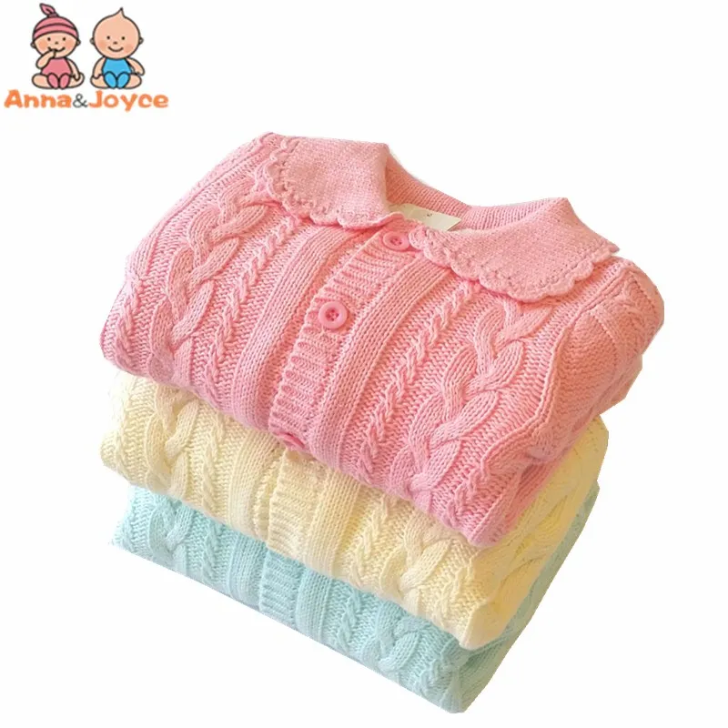 

1 Pc Autumn and Winter New Cotton Baby Coverall Plus Velvet Lace Collar Solid Baby Climbing Clothes Men and Women