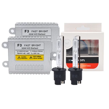 

Car Headlight Bulb Yeaky 5500K H7 H1 H3 4500K H11 HB3 HB4 D2H 6500K F3 Fast Bright Quick Start HID Ballast 35W Yeaky Xenon Kit