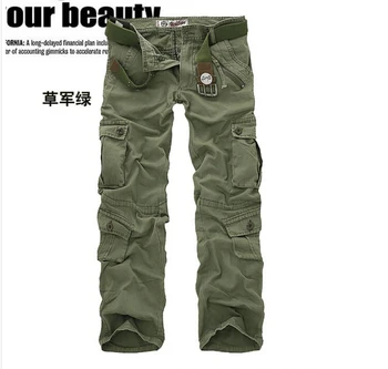 

2020 New Arrival outside Casual Camouflage Pants, Men Overalls Military Pants Cotton Cargo Pants More Than Pocket Plus Size 40