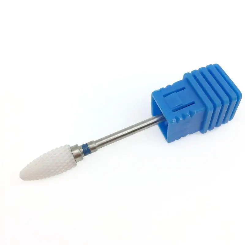 

Nail Art Ceramic corn head blue M Nail Drill Bit Rotary Drill Electric Manicure Machine Accessory Milling Cutter for Nail Tools