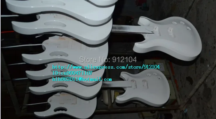 

new Big John unfinished electric guitar in white made in China without hardware F-1563
