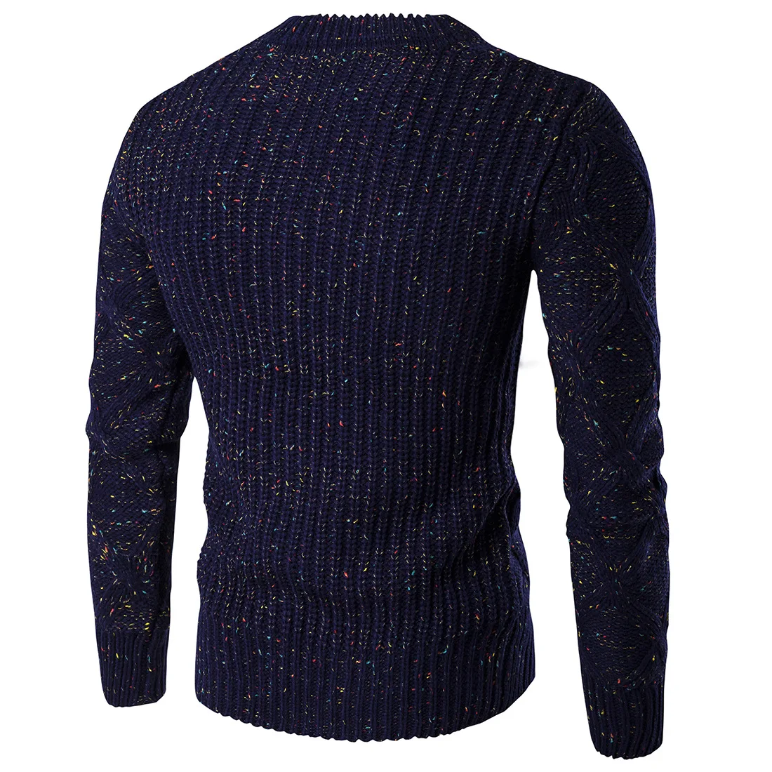 Свитер для мужчин 2017 утолщение пуловер свитер мужской с круглым вырезом Цвет Dot Slim Fit Вязание s свитеры для женщин Человек Пуловер XXL NZ267