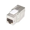 Prise de MODULE réseau RJ45 CAT6A CAT8, prise de MODULE, entièrement blindée, sans outils, 10G/40G, 550MHz/2000MHz, PoE/PoE + 100W ► Photo 2/6
