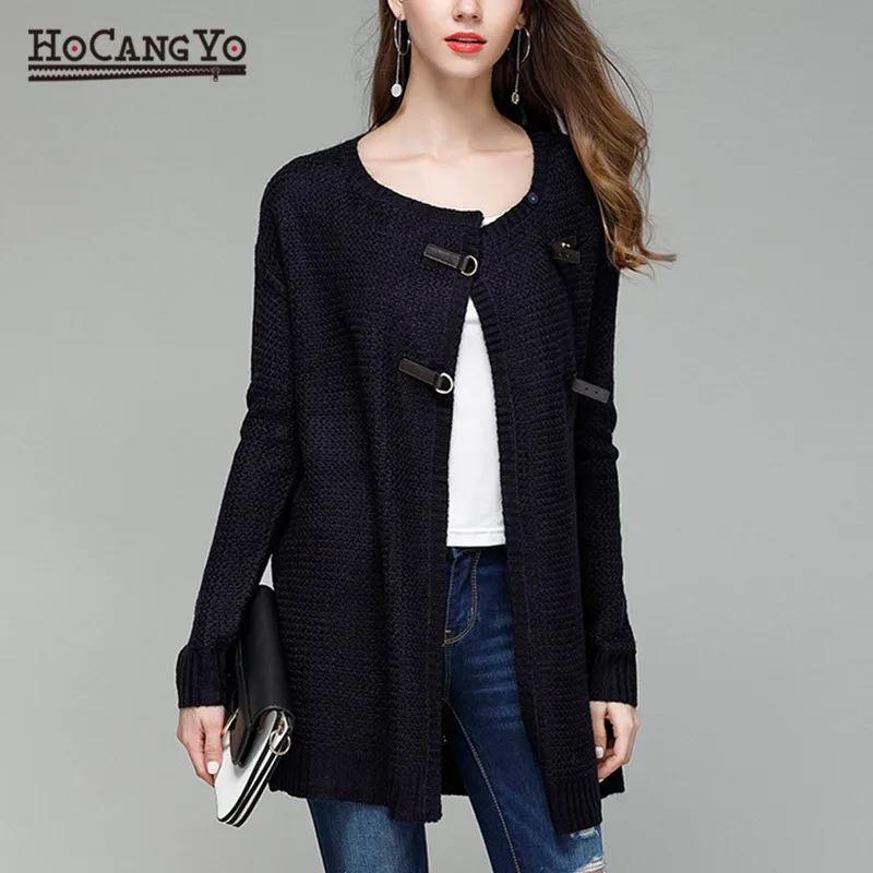 HCYO Long Cardigans Women Knitted Cardigan Sweaters Large Size Open Stitch Sweaters Jumpers Women Solid Soft Cardigans Sweater Sweaters