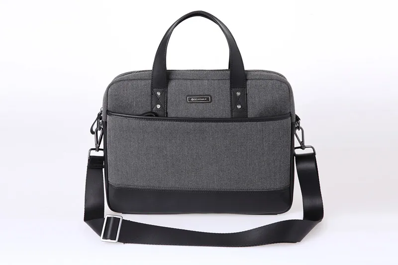 Gearmax Wholesale Price High Quality Laptop Briefcase for Dell 15.6 Inch for MacBook Pro LEATHER Waterproof highgrade Laptop bag