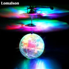 Волшебная Рука индукционный плавающий самолет электронное блюдце самолет Вспышка дистанционного управления Вертолет игрушка