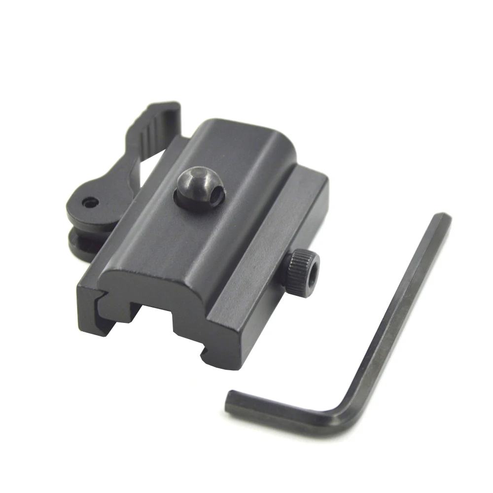 

1PC Y0055 QD Quick Detach Cam Lock Bipod Sling Adapter Mount for Picatinny Weaver Rail 20mm Bipod or Sling Swivel Airsoft