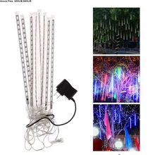 20 см 30 см 50 см метеоритный дождь открытый светодиодный трубчатый светильник Рождественский светильник s Сказочный светильник ing 8 трубок водонепроницаемый Декор