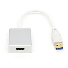 USB 3,0 к HDMI HD 1080P видео кабель адаптер конвертер для портативных ПК 5,0 Гбит/с высокоскоростной передачи с CD