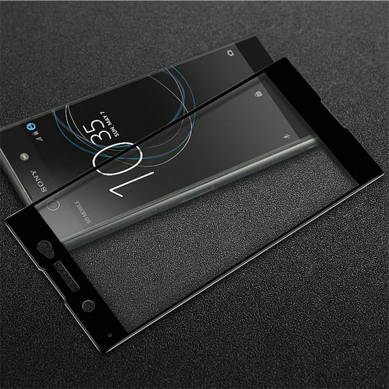 3D полное покрытие Закаленное стекло Защитная пленка для Sony Xperia XA1 Plus XA2 Ultra G3121 Dual