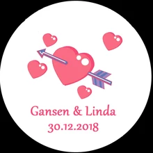 100 шт Пользовательские Свадебные сувениры конверт уплотнения для пригласительных этикеток Recuerdos De Boda Свадебные украшения