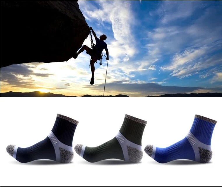 

IENY New men's socks heel pull outdoor hiking socks basketball socks