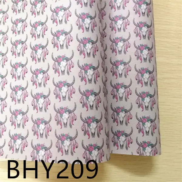 

Free shipping 7.6*12inch cartoon print synthetic leather fabric for DIY accessories BHY209