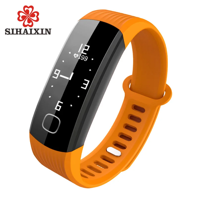 

Bluetooth Smart Watch Blood Pressure Men Woman SIHAIIXN Sleep Monitor Fitness Lady Smartwatch Relogio Five Color Silicone Clock