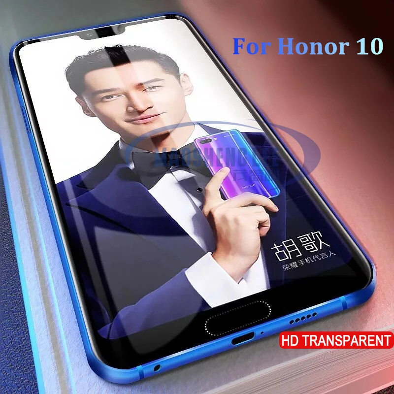 2 шт./лот, полностью закаленное стекло для huawei Honor 10, защита экрана 9 H, анти Blu-ray, закаленное стекло для huawei Honor 10, стеклянная пленка