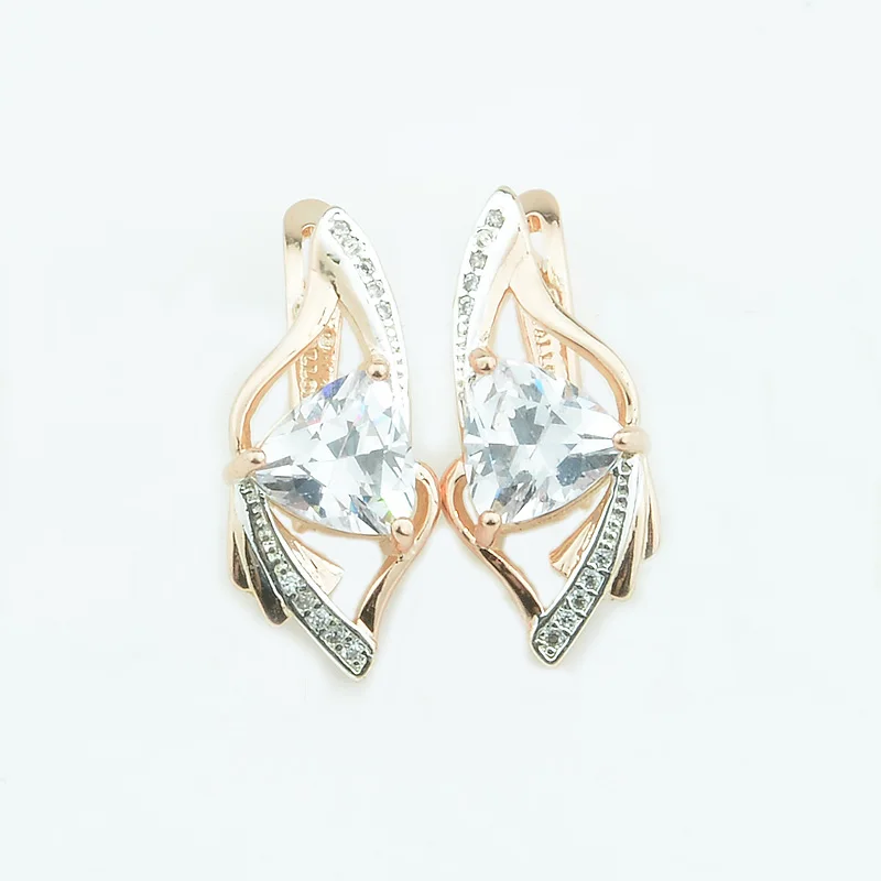 Buy FJ Women Jewelry 585 Rose White Gold Color Oval