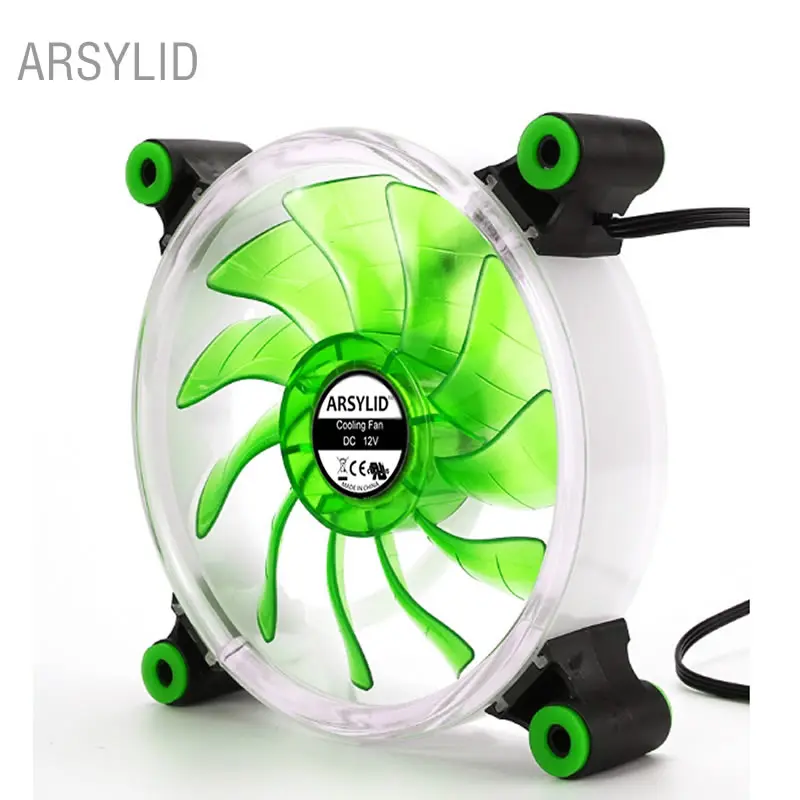 ARSYLID чехол для компьютера Вентилятор охлаждения 120 мм 3pin/4pin ...