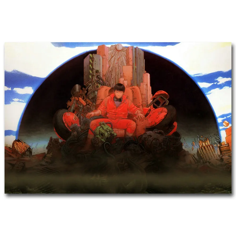 Акира красные бои аниме фильм Искусство шелк плакат печать 13x20 24x3" картины для декора стен 004 - Цвет: Picture 3