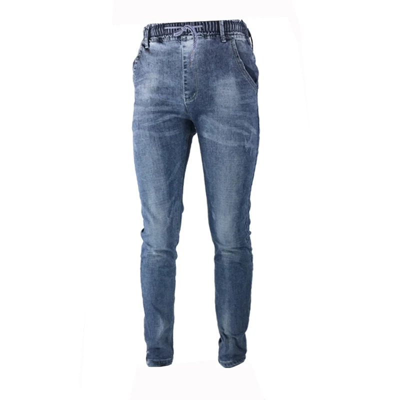 

Men's New Fashion Jeans Stretch Elastic Pants Fit Denim Casual Slim Jeans Men's Brand Wear Color Blue 29-36
