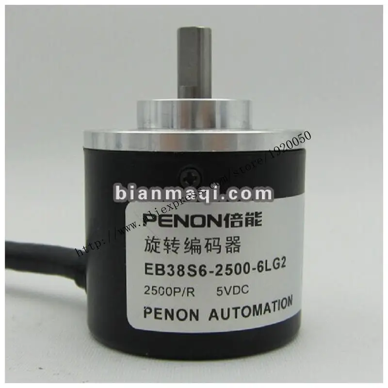 

Hot EB38S6-2500-6LG2 times to 2500 lines rotary encoder solid shaft 6mm