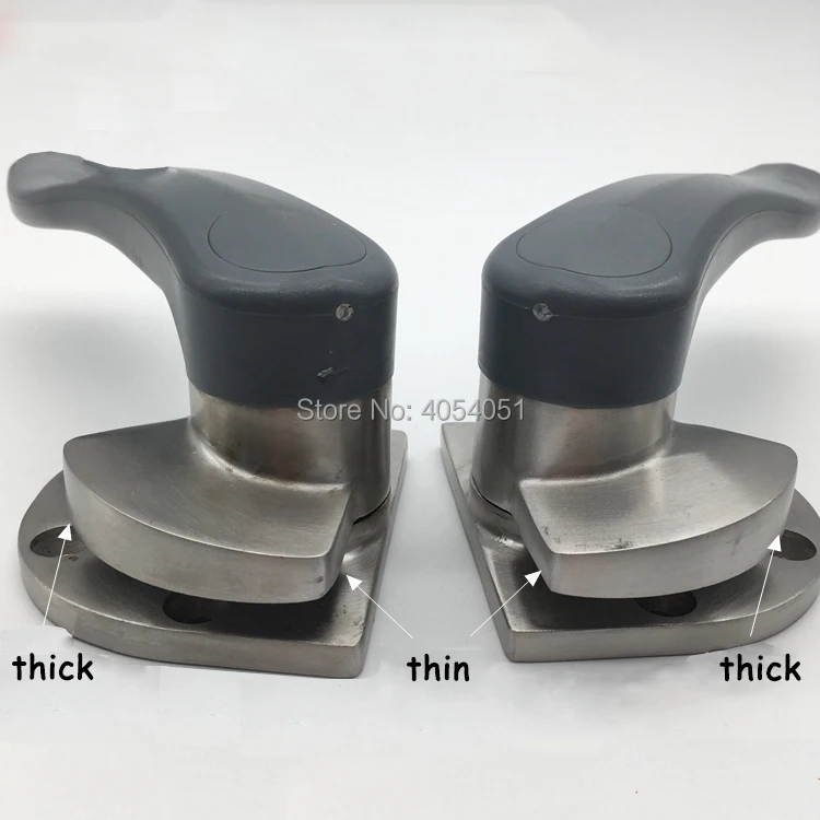 do aço inoxidável, Fechadura do botão do