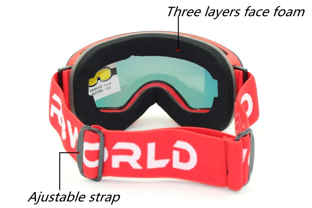 Брендовые лыжные очки UV400 двойные анти-запотевающие Слои большие Лыжные маски очки поляризованные солнцезащитные очки для катания на лыжах для мужчин и женщин для снега сноуборд