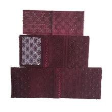 Блэквин красное вино Асо Оке высокого качества в африканском стиле geles sego headtie с бусинами Авто геле для вечерние 3 шт./компл.-J5