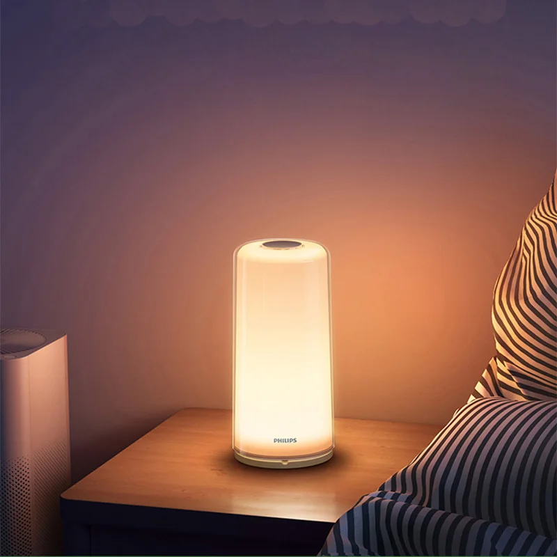 Xiao mi jia умный светодиодный прикроватный светильник RGBW с регулируемой яркостью ночной Светильник usb type-C WiFi Bluetooth 100-240V Smart mi Home APP
